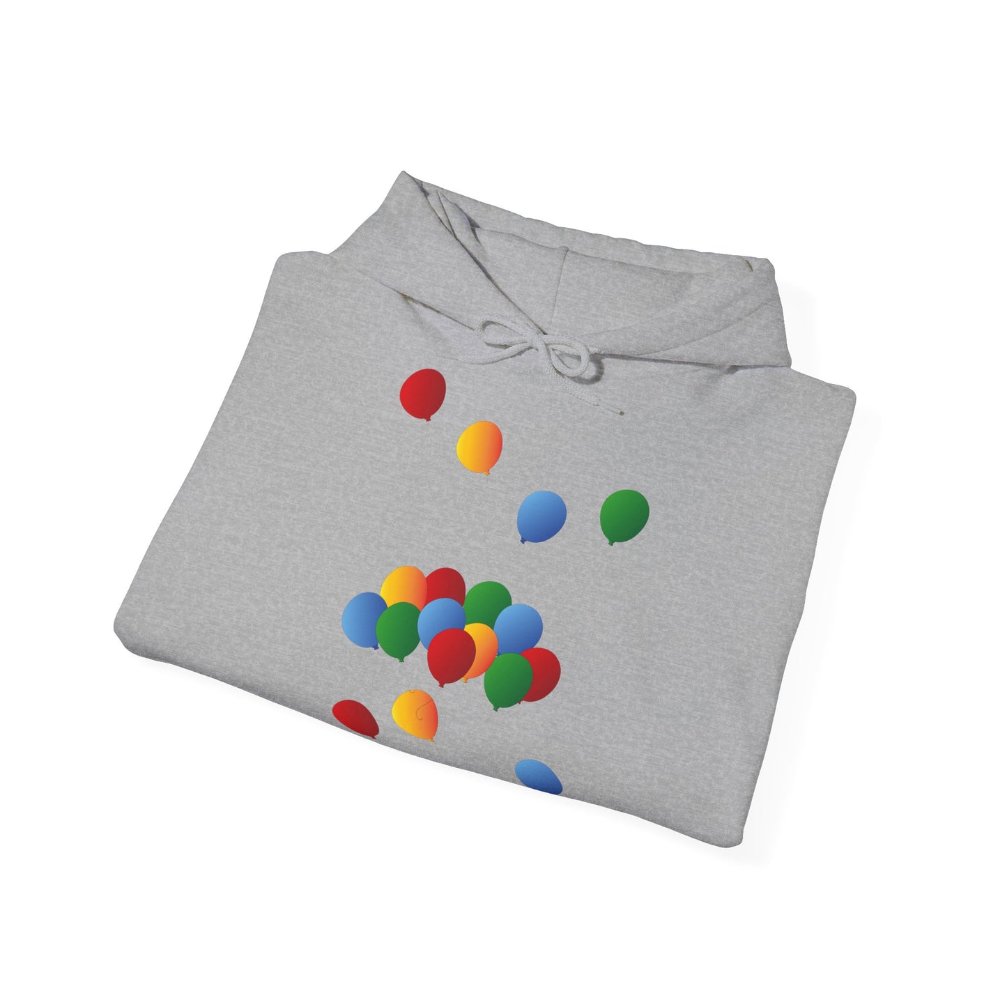 Sweatshirt à capuche adulte mixte Ballons de couleur