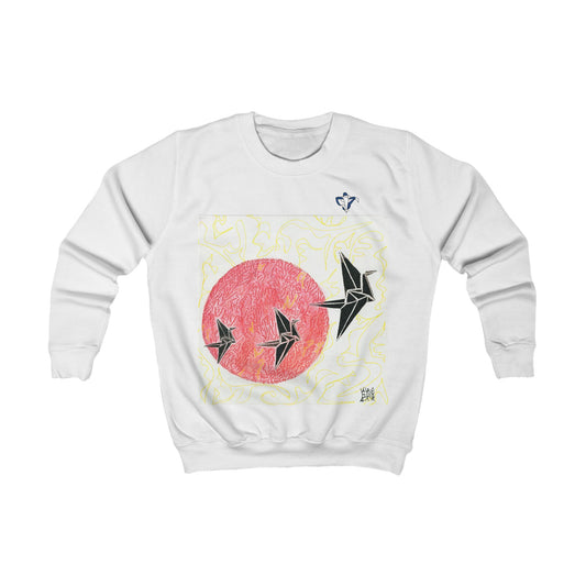 Sweatshirt enfant envolée de colibris