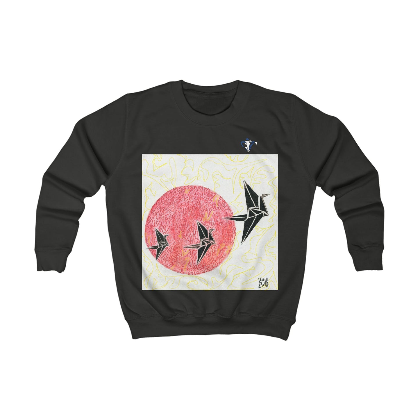 Sweatshirt enfant envolée de colibris