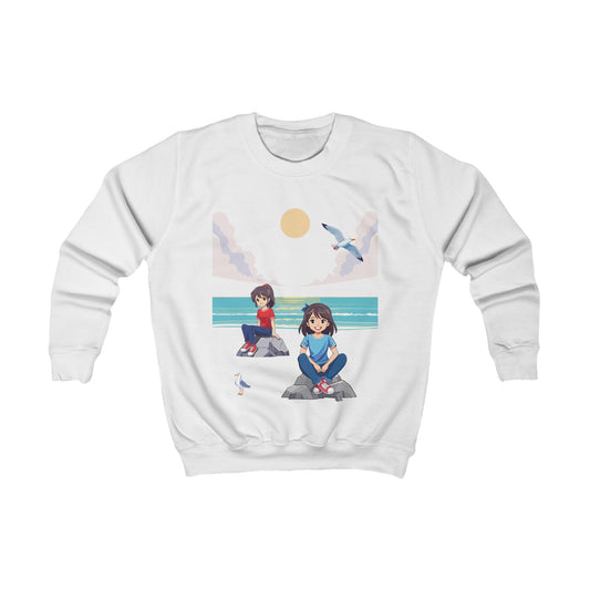 Sweatshirt enfant Humeurs à la plage