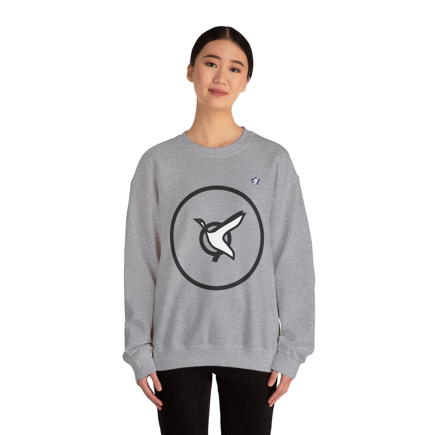 Sweatshirt adulte mixte L'oie blanche (à personnaliser)