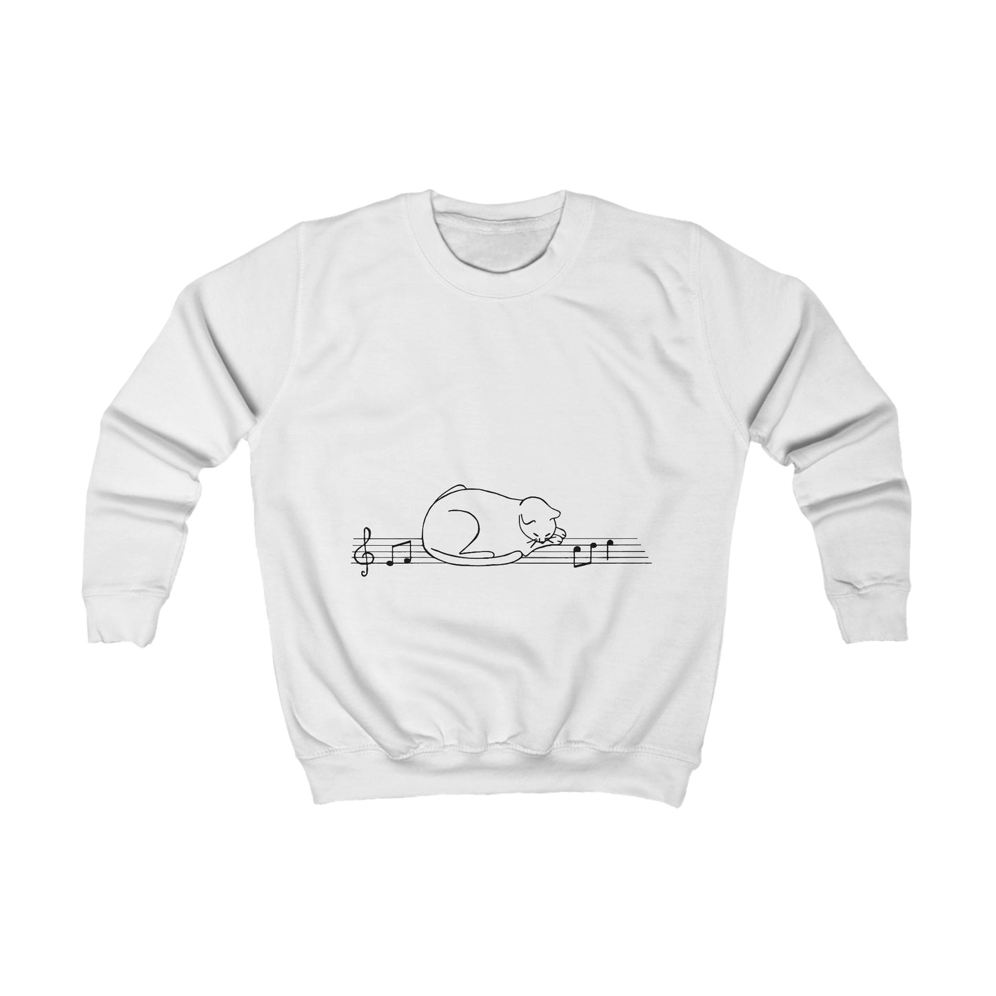 Sweatshirt enfant Chat et portée