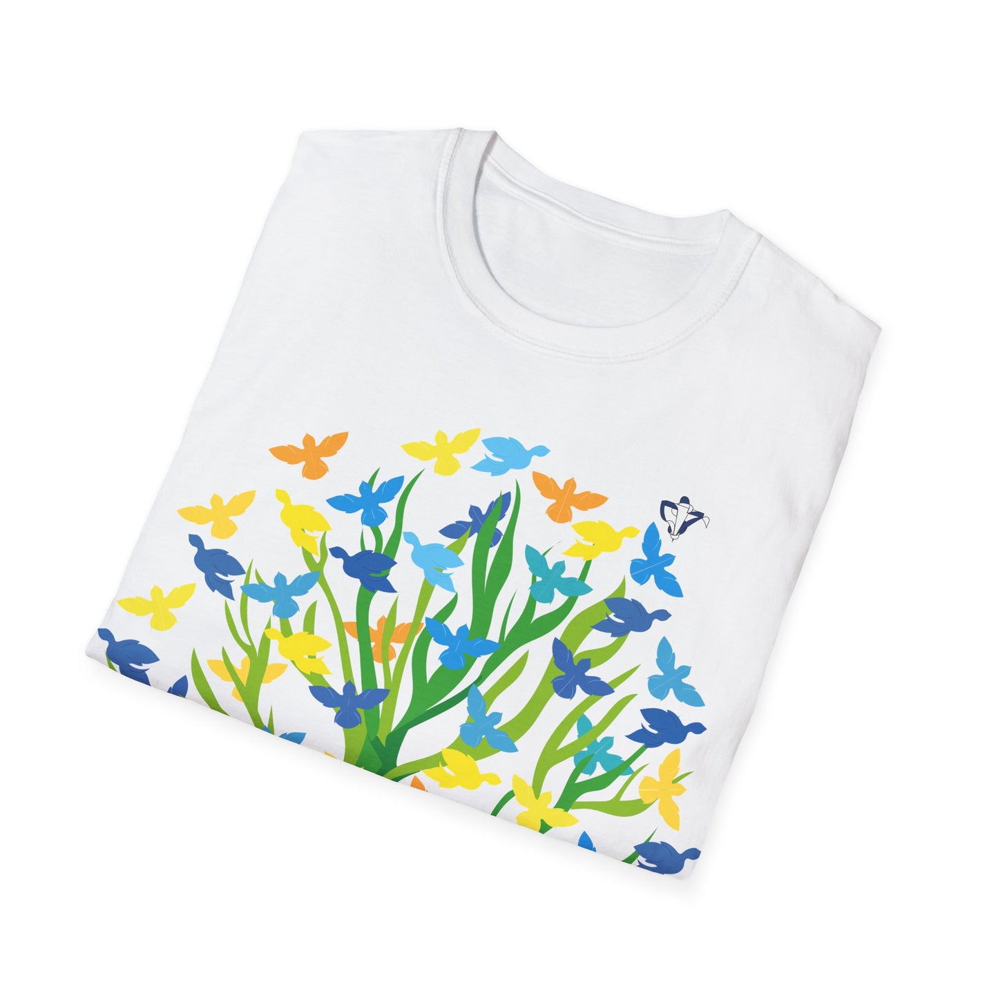 T-Shirt adulte mixte Arbre aux oiseaux (à personnaliser)