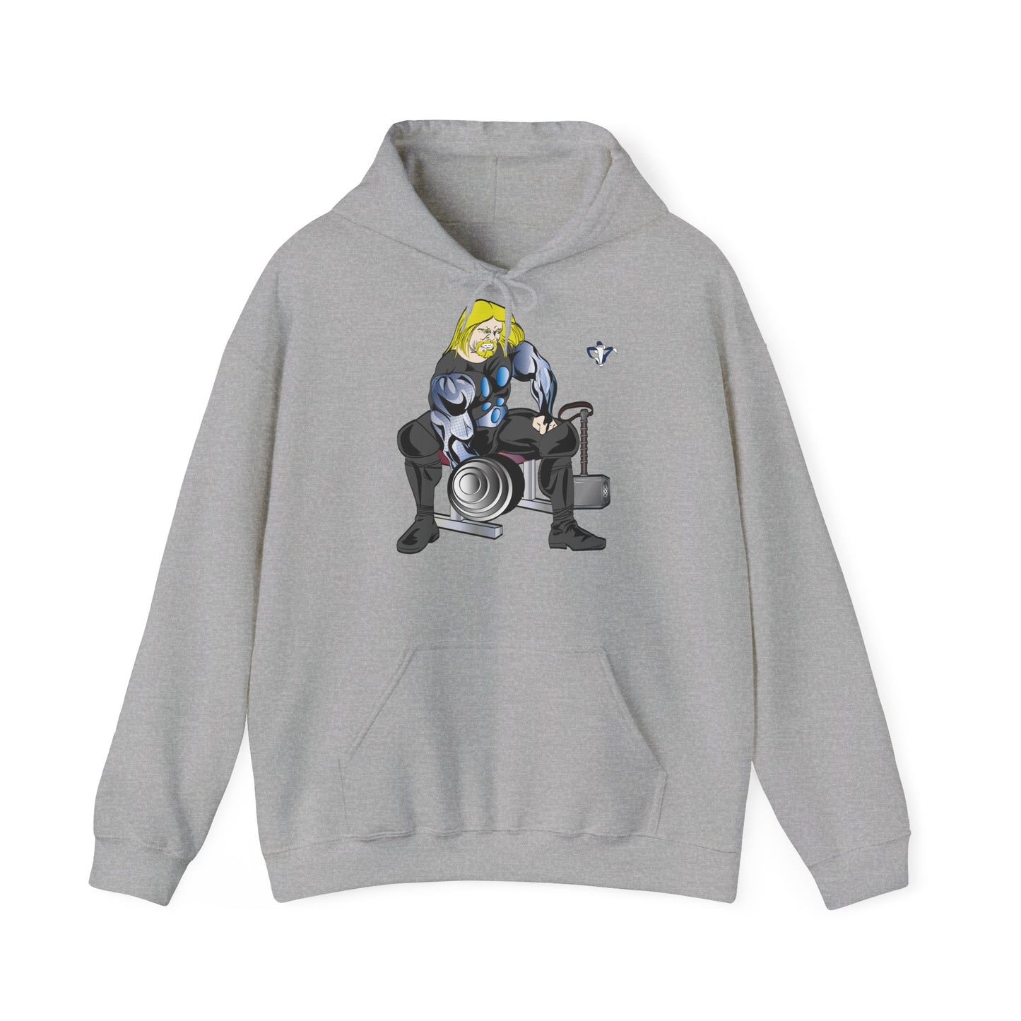 Sweatshirt à capuche adulte mixte Thor muscu