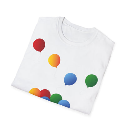 T-Shirt adulte mixte Ballons de couleur