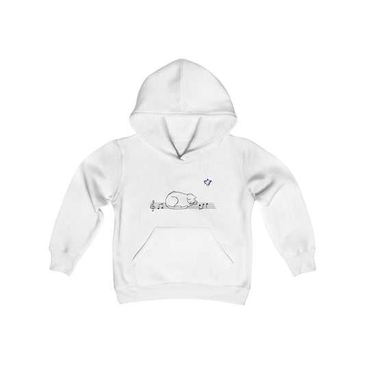 Sweatshirt à capuche enfant Chat et portée (à personnaliser)