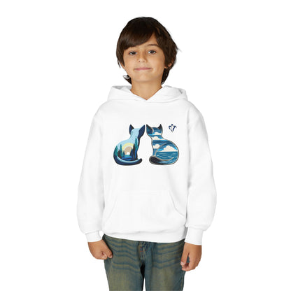 Sweatshirt à capuche enfant Chats et nature