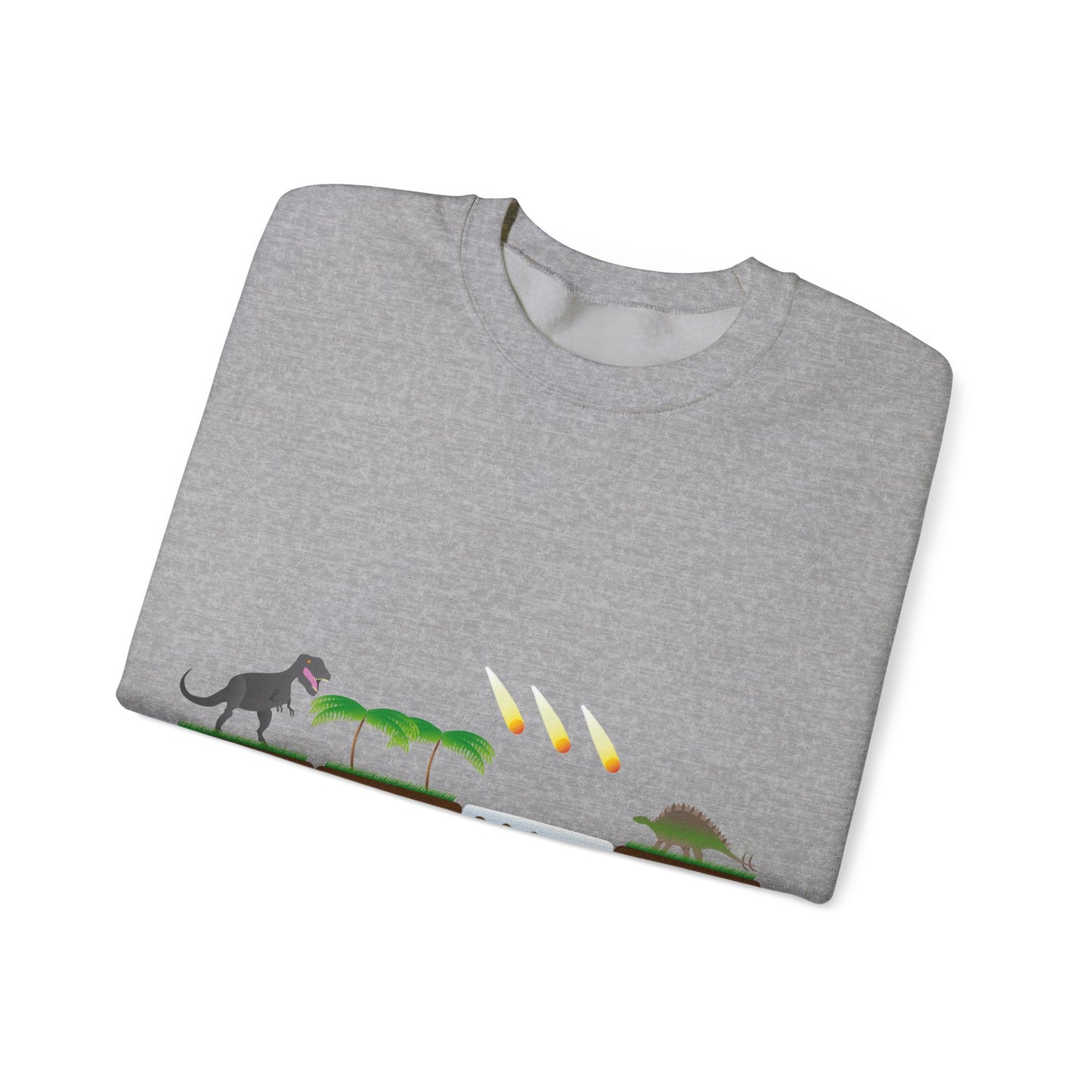 Sweatshirt adulte mixte Plateforme des dinosaures