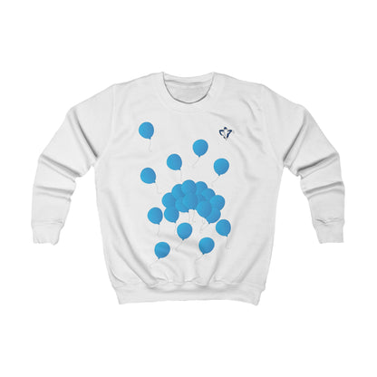 Sweatshirt enfant Ballons bleus (à personnaliser)