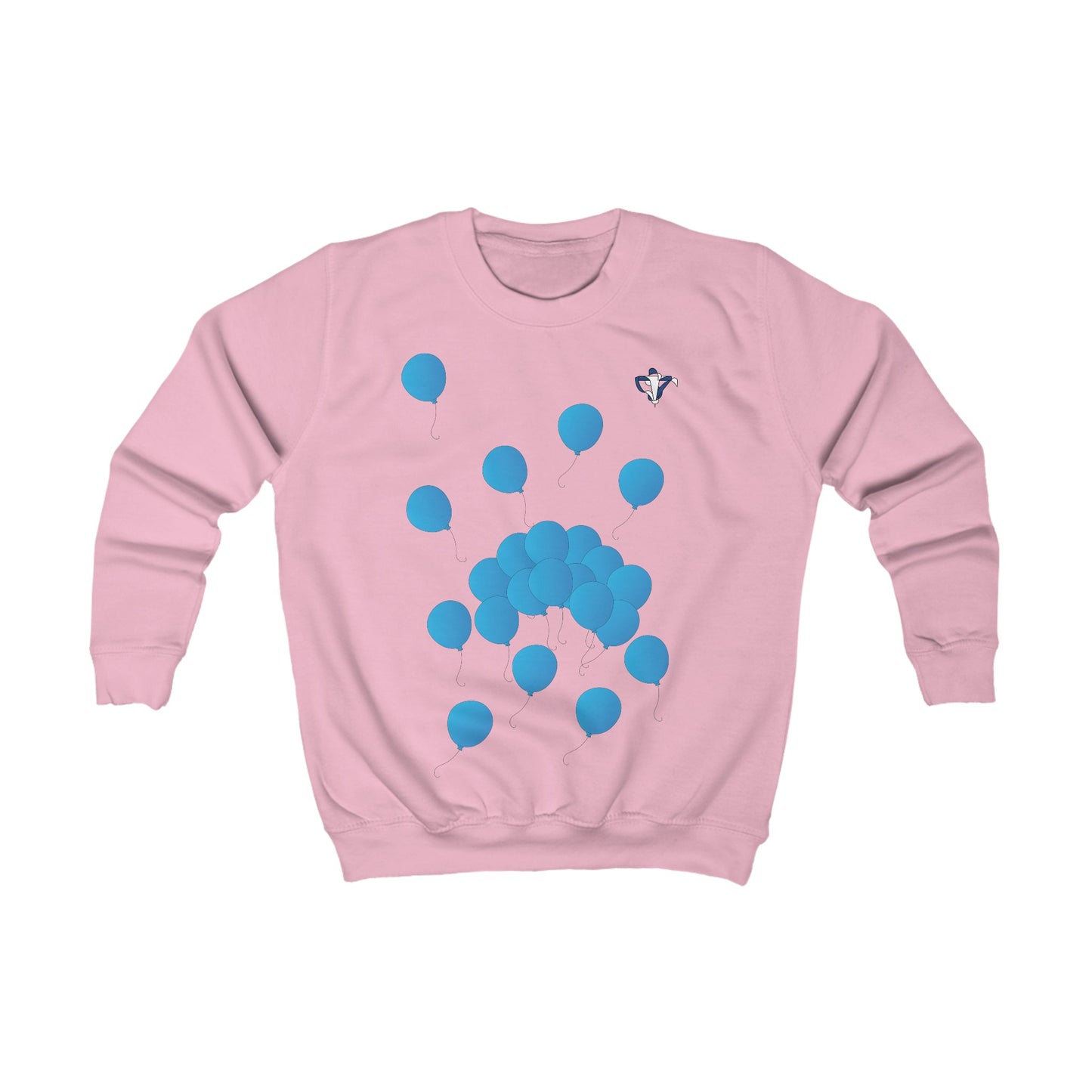 Sweatshirt enfant Ballons bleus (à personnaliser)