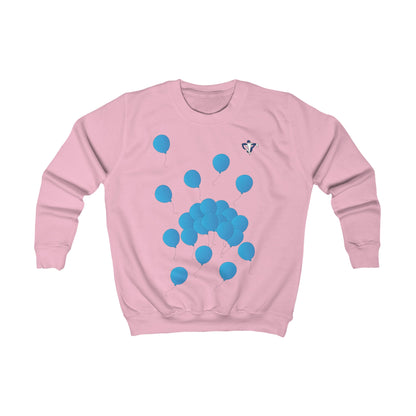 Sweatshirt enfant Ballons bleus (à personnaliser)