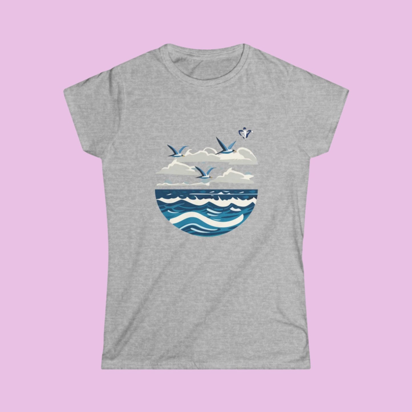 Tee-shirt femme La mer (à personnaliser)