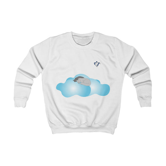 Sweatshirt enfant Chats et nuages