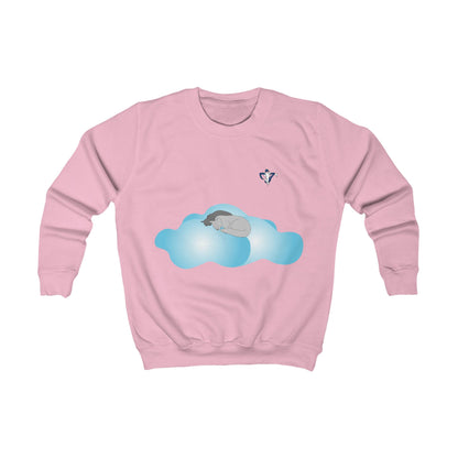 Sweatshirt enfant Chats et nuages