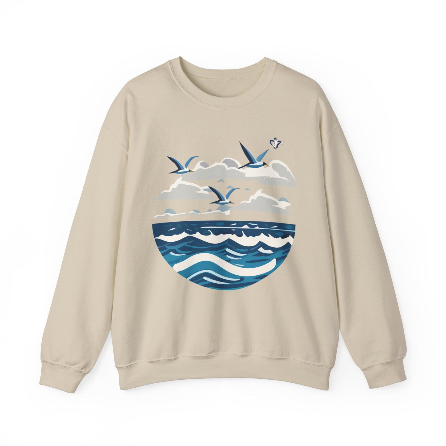 Sweatshirt adulte mixte La mer (à personnaliser)