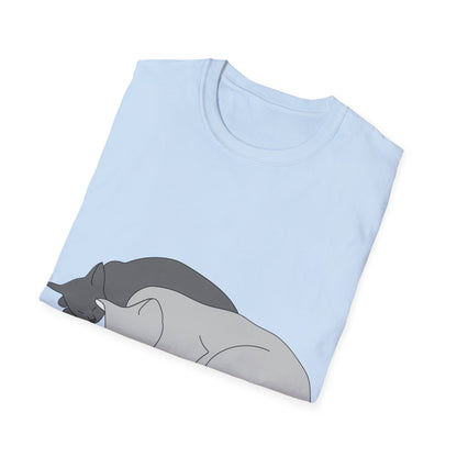 T-Shirt adulte mixte Deux chats