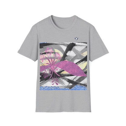 T-Shirt adulte mixte Fleurs roses 2 (à personnaliser)