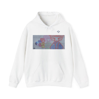 Sweatshirt à capuche adulte mixte Poupées japonnaises (à personnaliser)