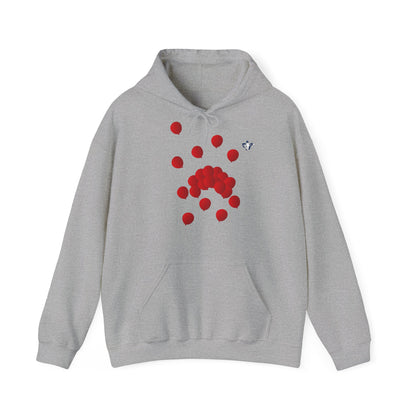 Sweatshirt à capuche adulte mixte Ballons rouges