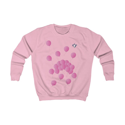 Sweatshirt enfant Ballons roses (à personnaliser)