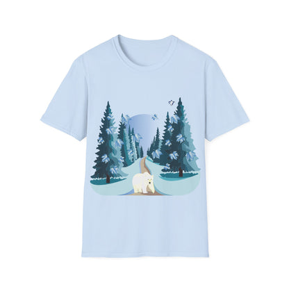 White Bear unisex adult T-Shirt (to personalize) 