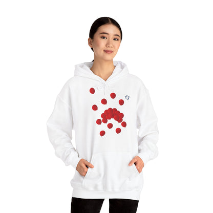 Sweatshirt à capuche adulte mixte Ballons rouges