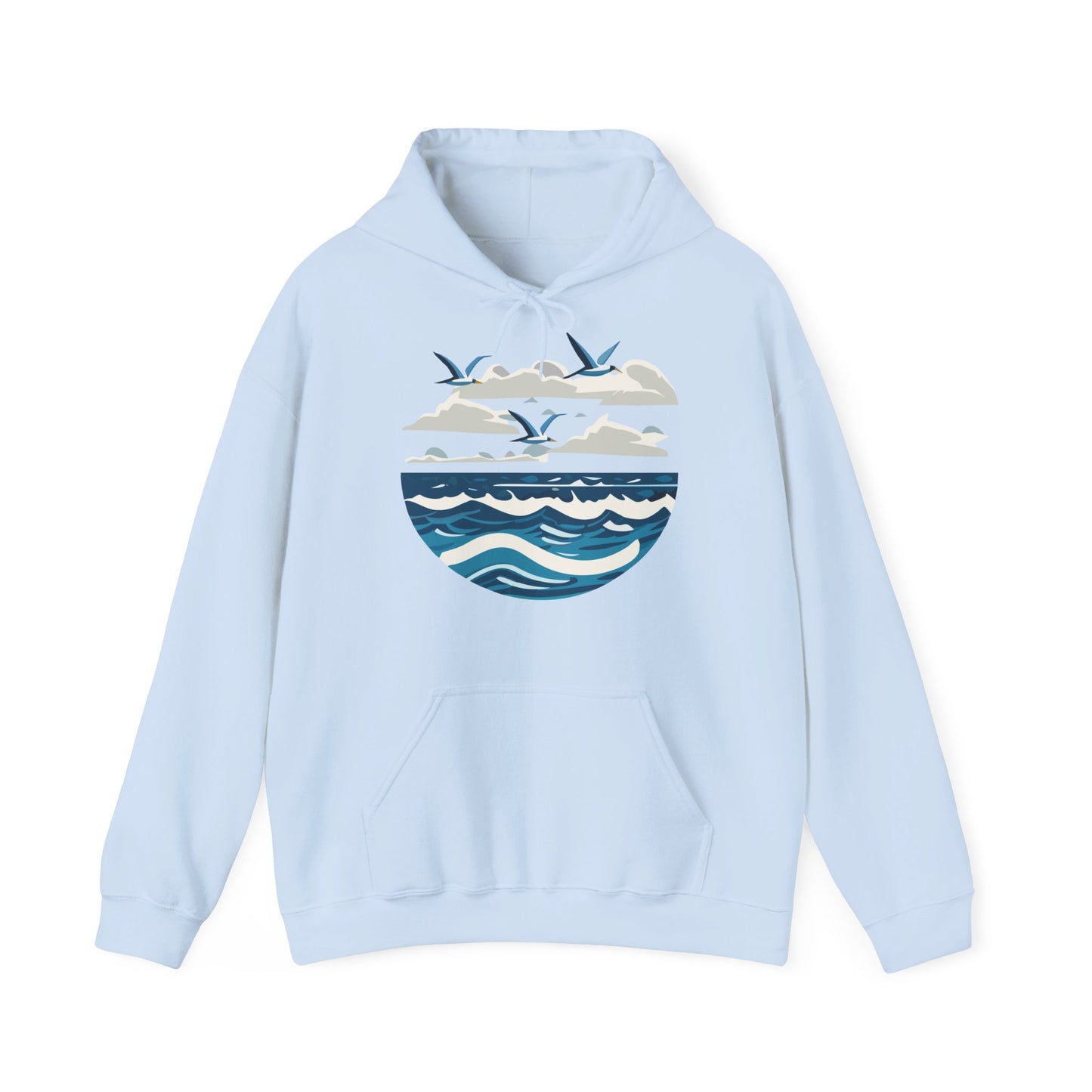 Sweatshirt à capuche adulte mixte La mer