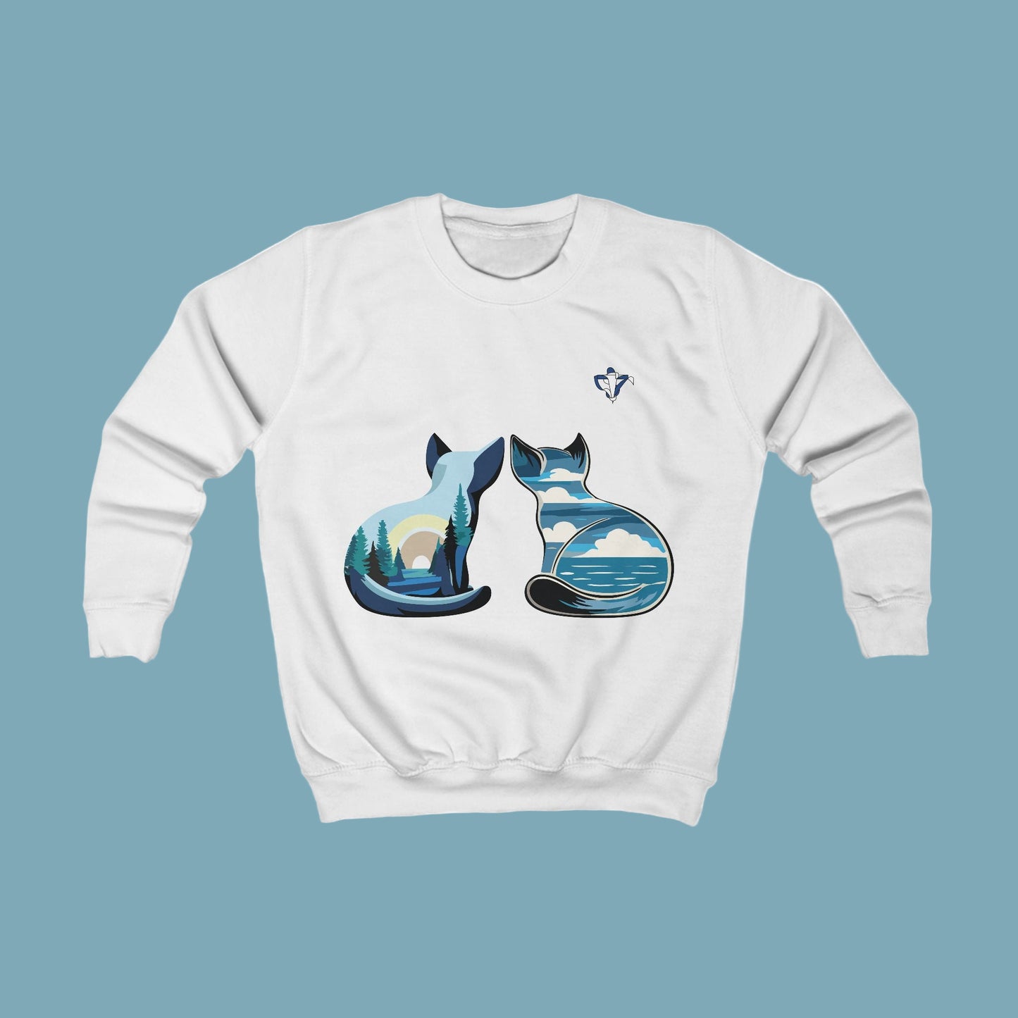 Sweatshirt enfant Chats et nature