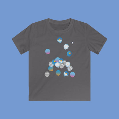 Tee-shirt enfant Ballons ciel (à personnaliser)