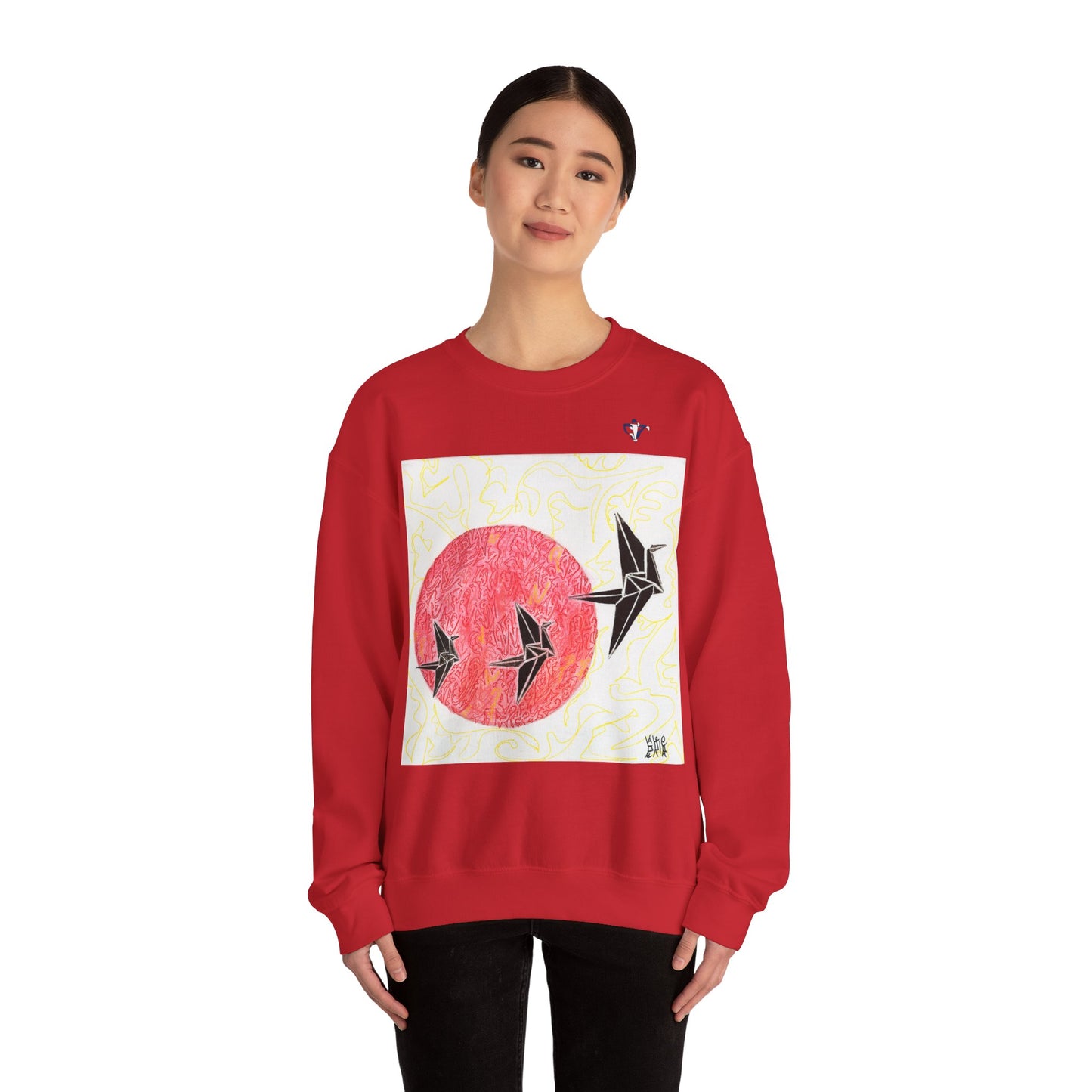 Sweatshirt adulte mixte Envolée de colibris