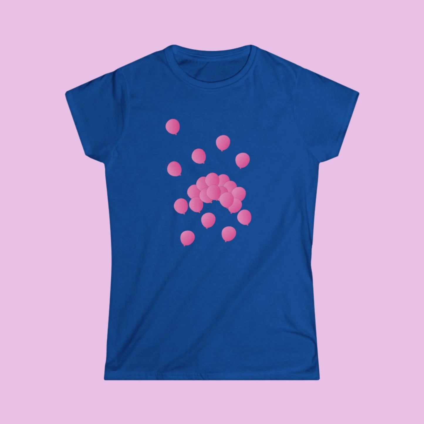 Tee-shirt femme Ballons roses