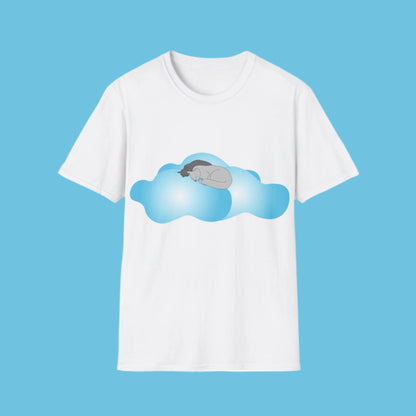 T-Shirt adulte mixte Chats et nuages