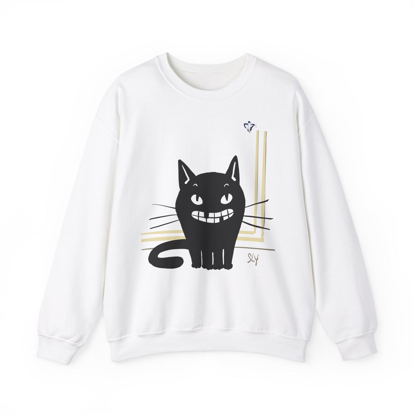 Sweatshirt adulte mixte Chat édenté