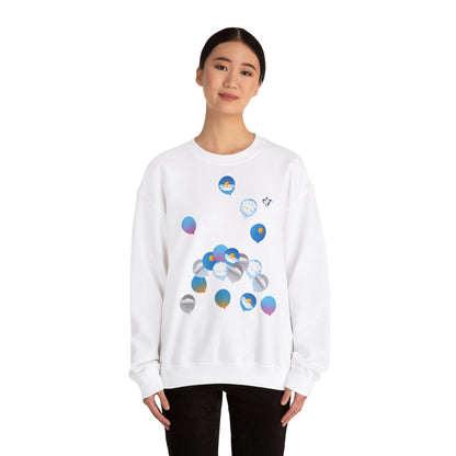 Sweatshirt adulte mixte Ballons du ciel (à personnaliser)