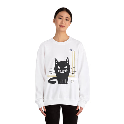 Sweatshirt adulte mixte Chat édenté