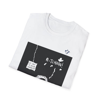 T-Shirt adulte mixte astronaute enrhumé