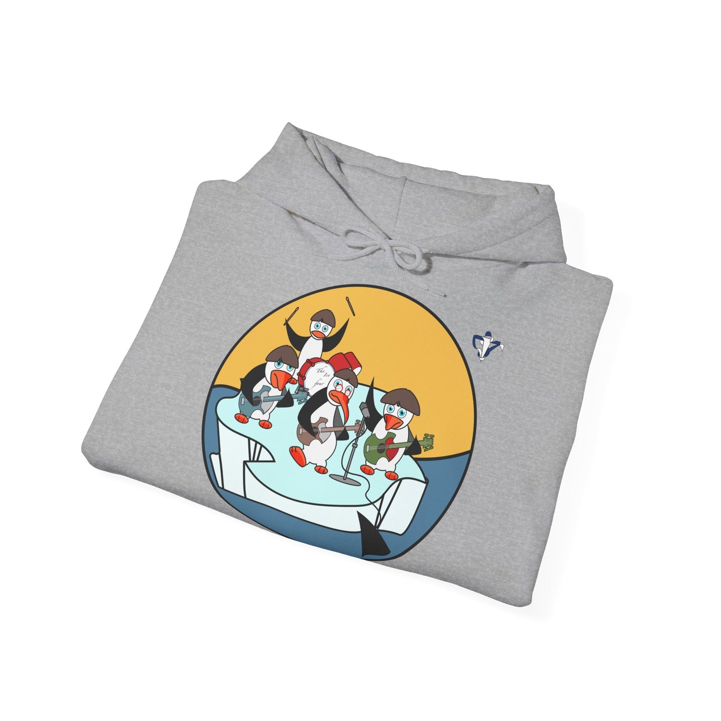 Sweatshirt à capuche Pingouins