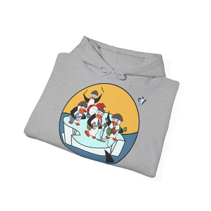 Sweatshirt à capuche Pingouins