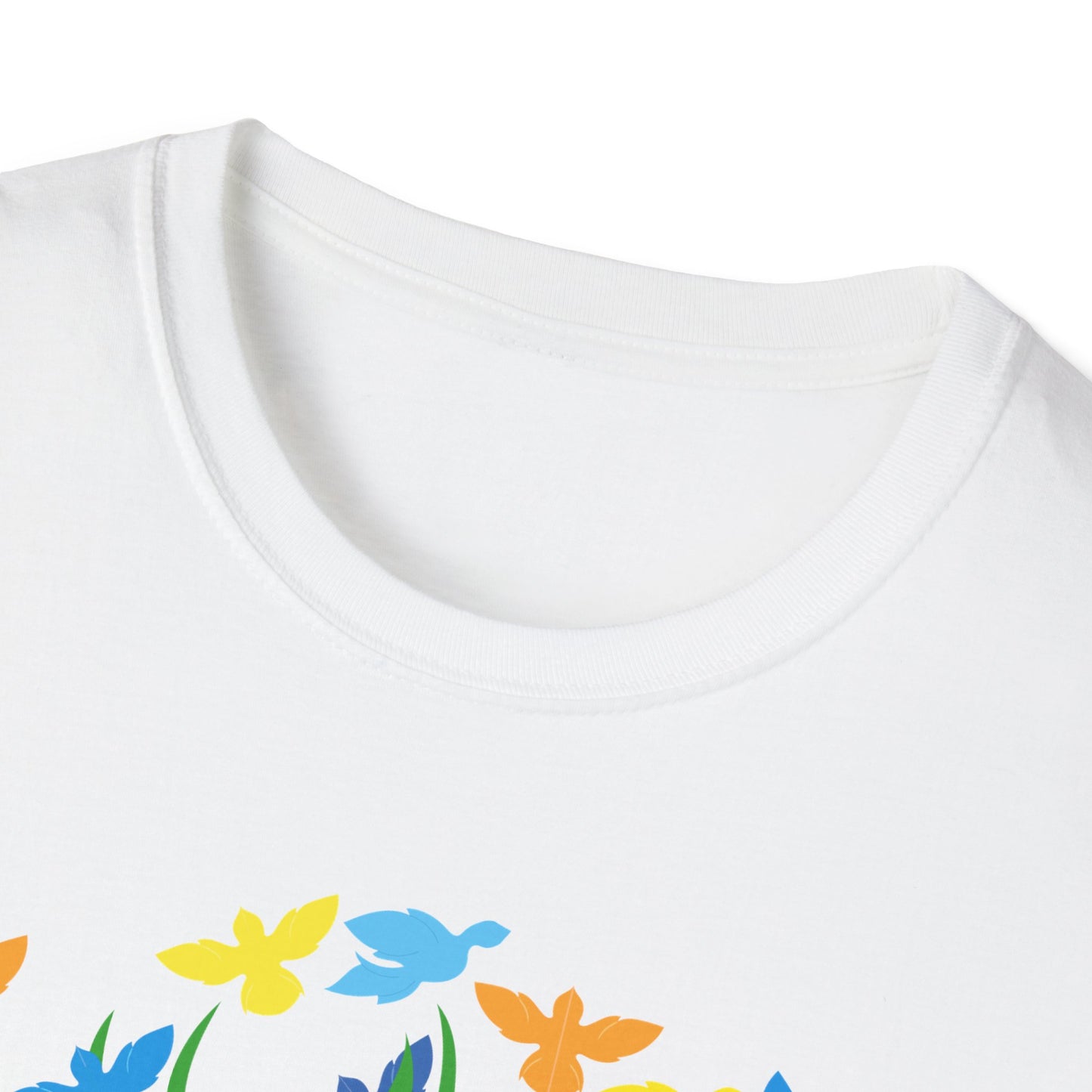 T-Shirt adulte mixte Arbre aux oiseaux