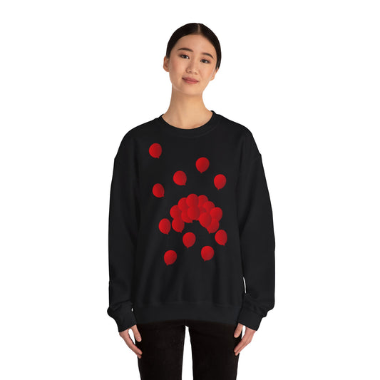 Sweatshirt adulte mixte Ballons rouges