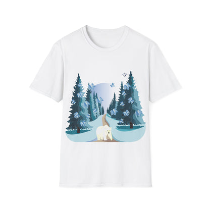 White Bear unisex adult T-Shirt (to personalize) 