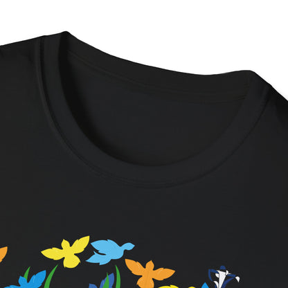 T-Shirt adulte mixte Arbre aux oiseaux (à personnaliser)