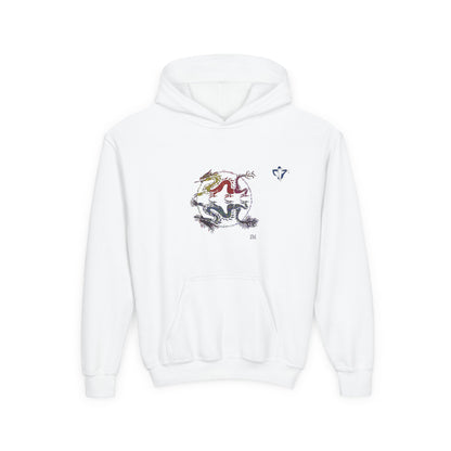 Sweatshirt à capuche enfant Dragons miroir