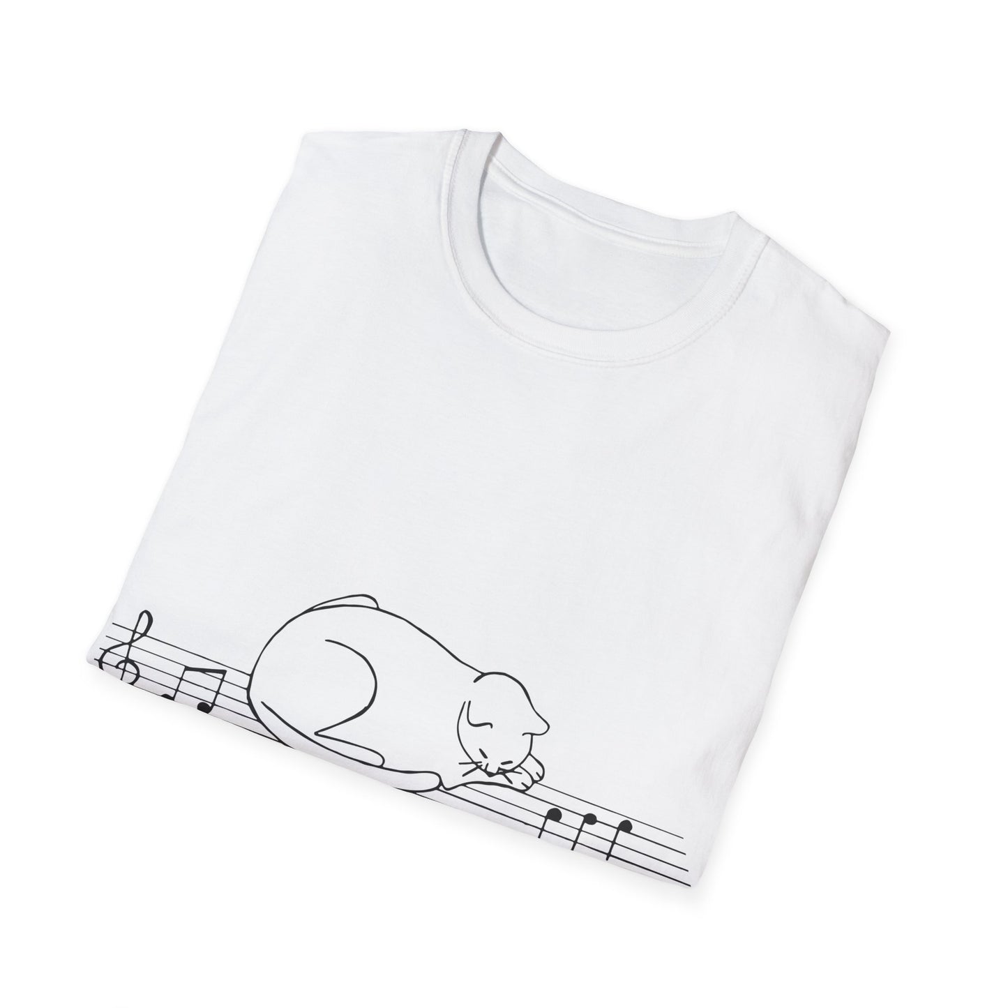 T-Shirt adulte mixte Chat et portée