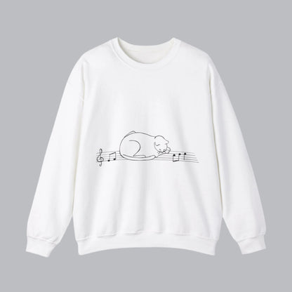 Sweatshirt adulte mixte chat et portée