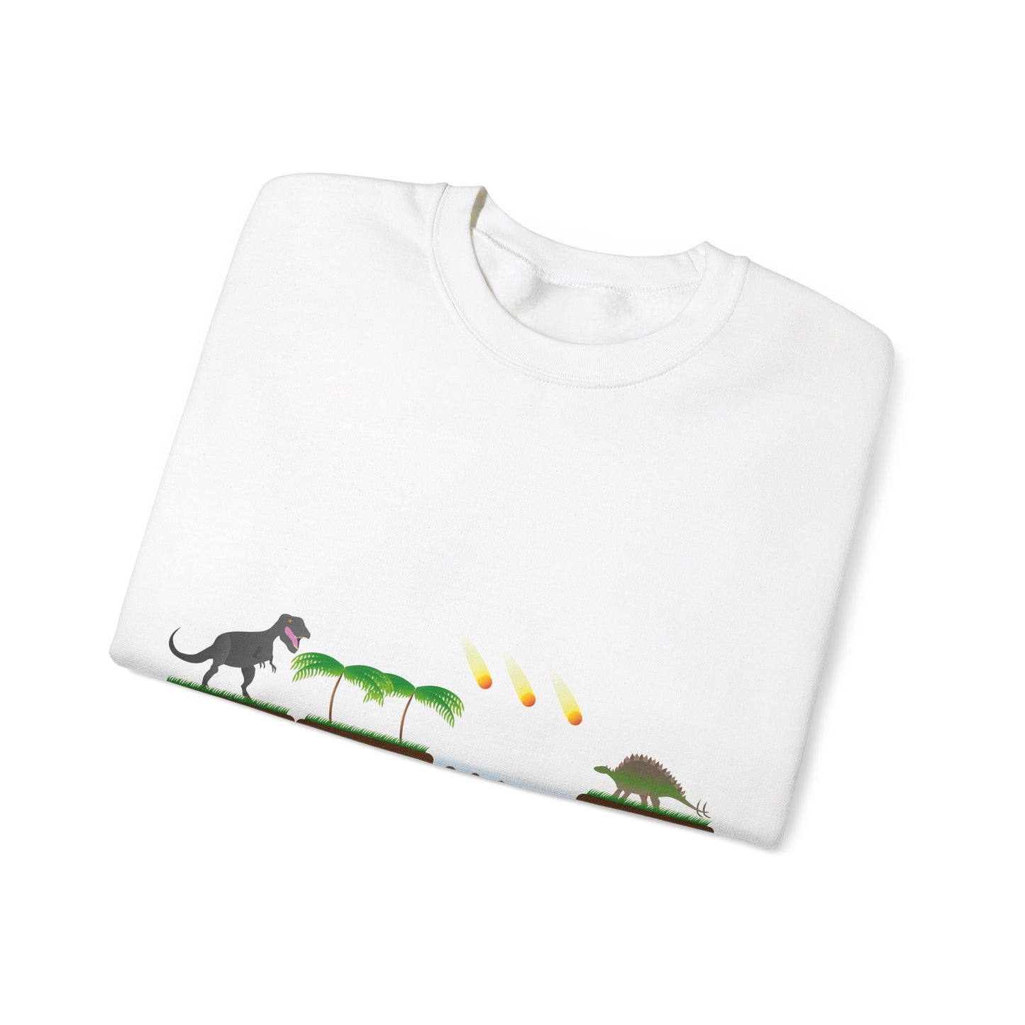 Sweatshirt adulte mixte Plateforme des dinosaures