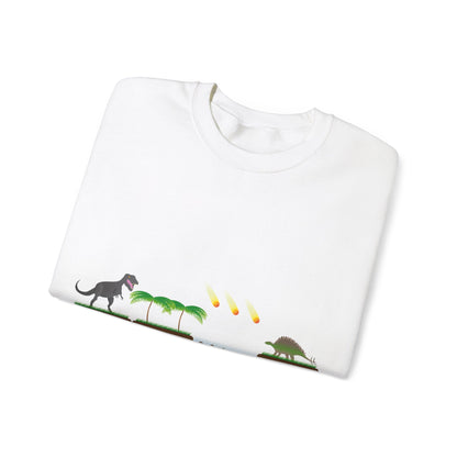 Sweatshirt adulte mixte Plateforme des dinosaures