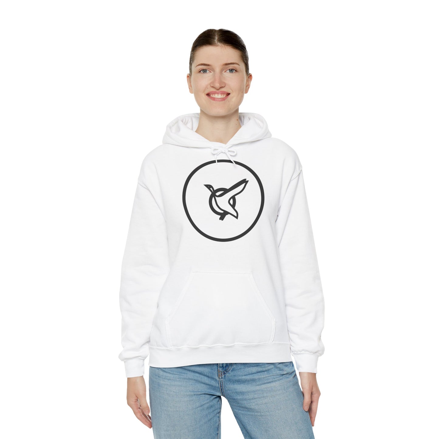 Sweatshirt à capuche adulte mixte L'oie blanche