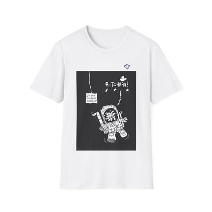 T-Shirt adulte mixte astronaute enrhumé