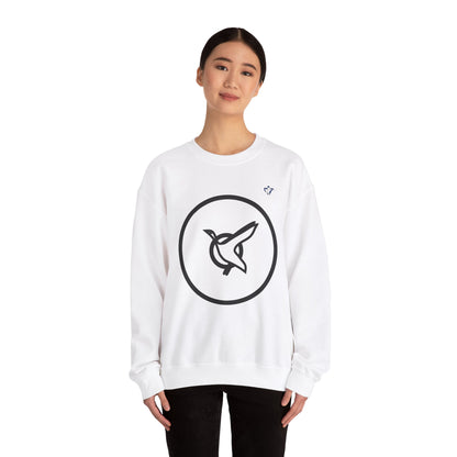 Sweatshirt adulte mixte L'oie blanche (à personnaliser)